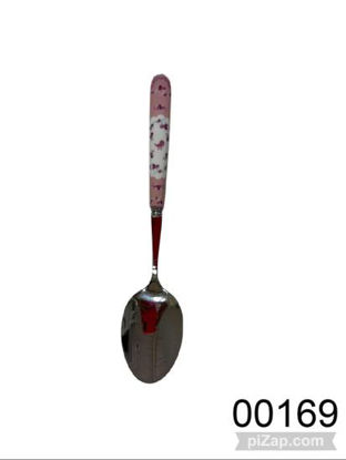 Imagen de CUCHARA DECO MANGO CERAMICA 19X5.4CM 3.26